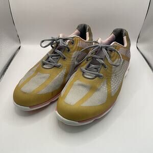 FootJoy Empower Women's Waterproof Golf Shoes Size 10 98000 Gray / Pink / Yellow